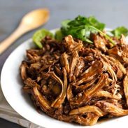 Honey Glazed Crockpot Chicken Adobo - simple pantry ingredients, hardly any hands-on time, 200 calories. | https://slim-weight.today