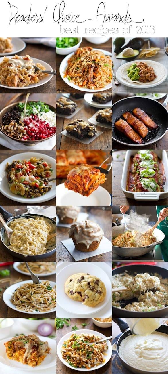 Collage of food photos.