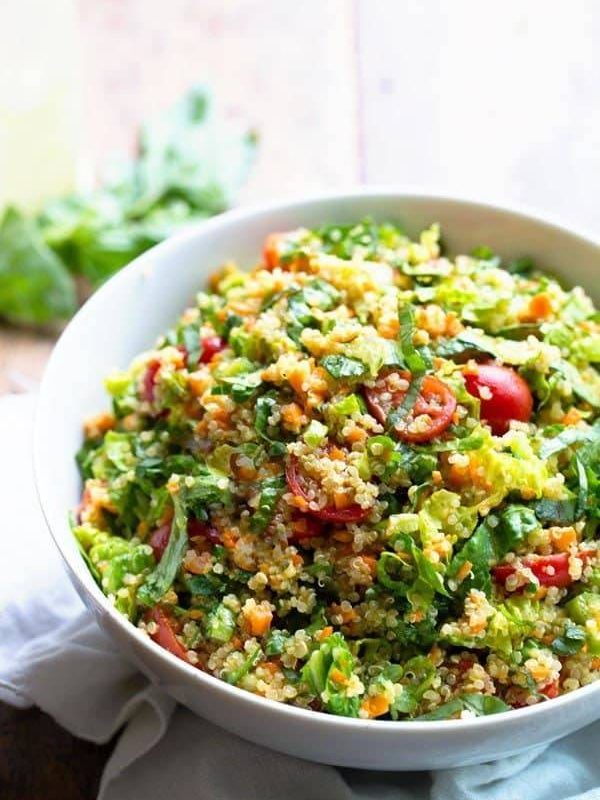 A picture of Herbed Quinoa Garden Veggie Salad