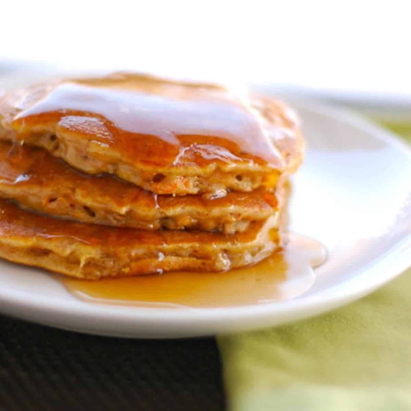 A picture of Cinnamon Apple Carrot Pancakes