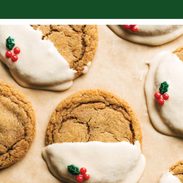 Gingerbread cookie pin.