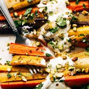 Roasted carrots pin